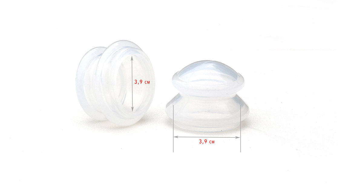 Ventouse de silicone cône moyen – 3,4 cm (1 3/8 PO) – PhysioCups